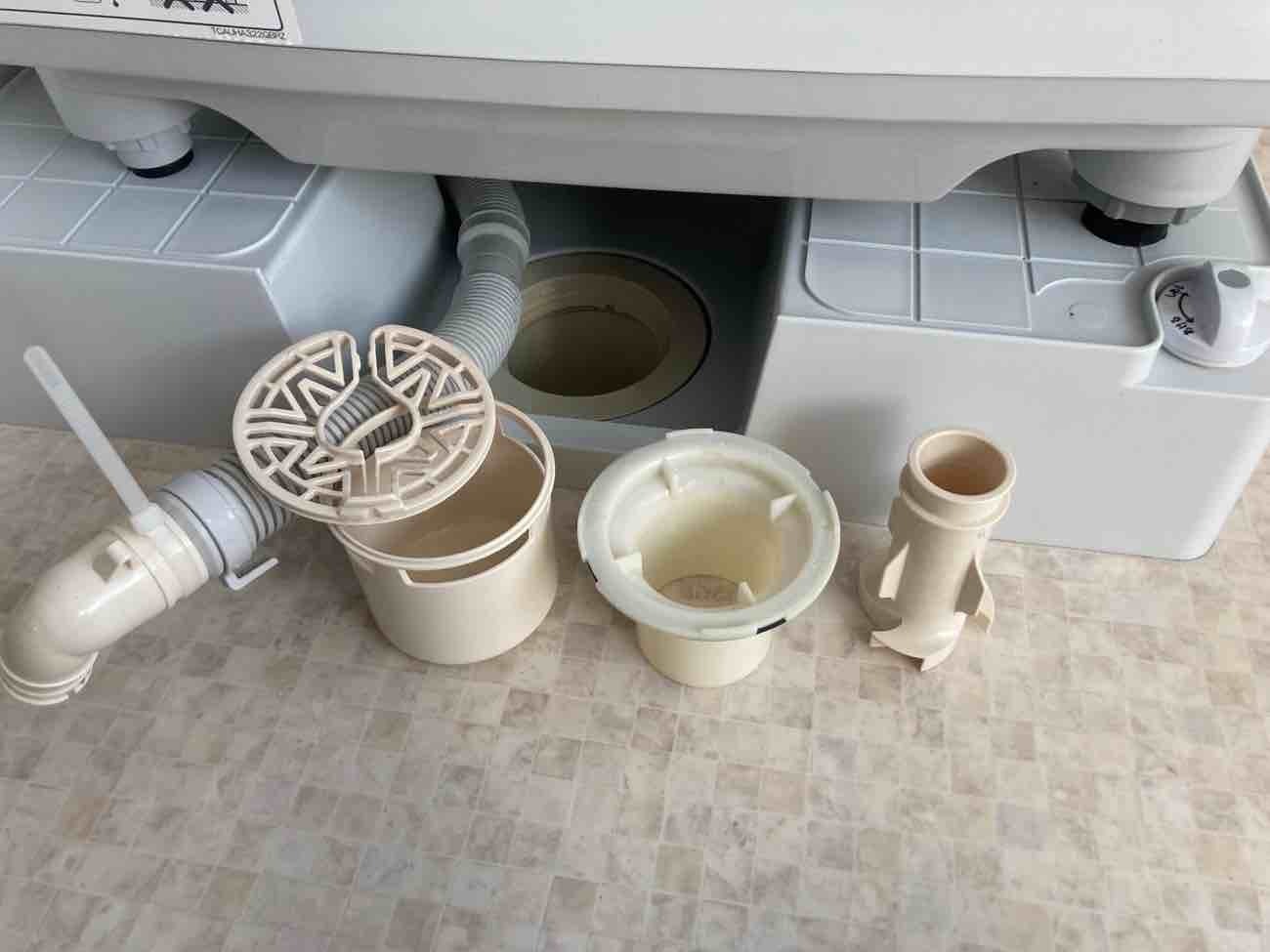 洗濯機排水口 画像